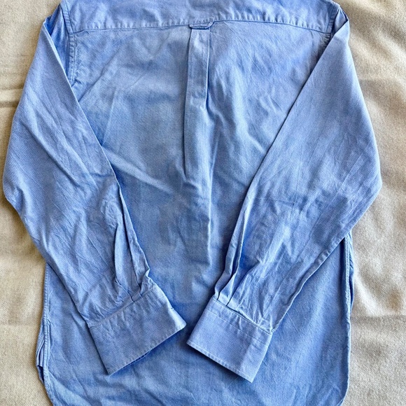 Maison Kitsuné Oxford cloth button-down in blue, size S - Picture 5 of 5